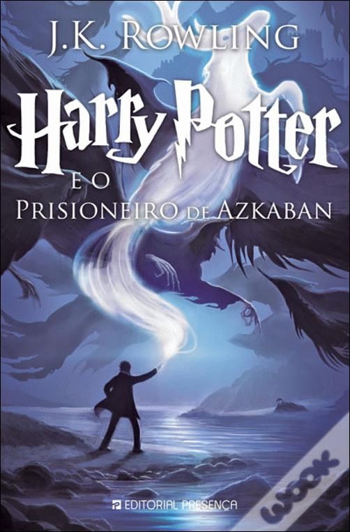 Capa do terceiro livro da saga Harry Potter-O Prisioneiro de Azkaban