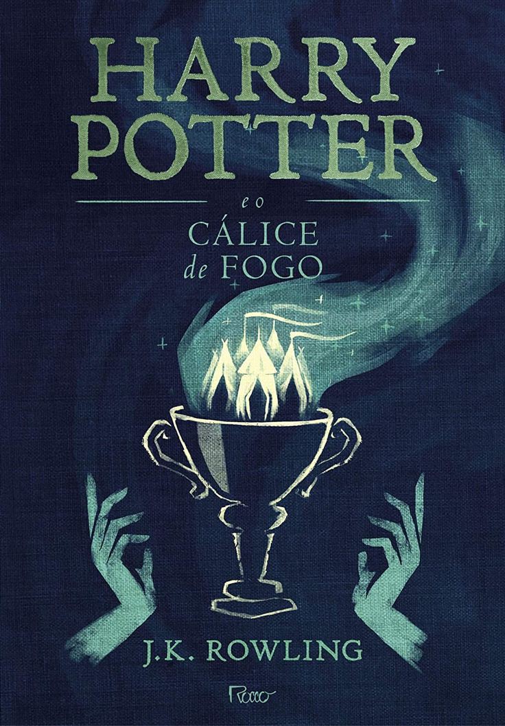 Capa do quarto livro da saga Harry Potter-O Cálice de fogo
